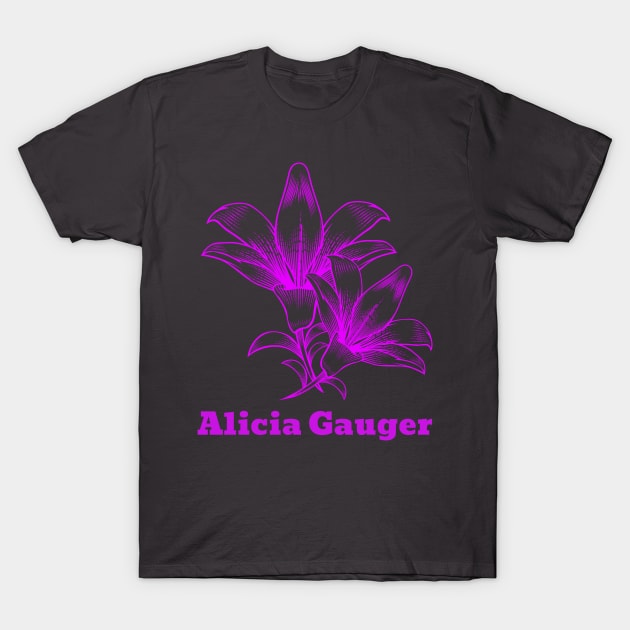 Alicia Gauger fan T-Shirt by exisco